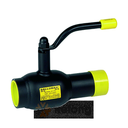 Кран шаровой сталь 09Г2С Ballomax КШТ 60.101 Ду 25 Ру40 ВР/под приварку L=160мм BROEN КШТ 60.101.025.А.40