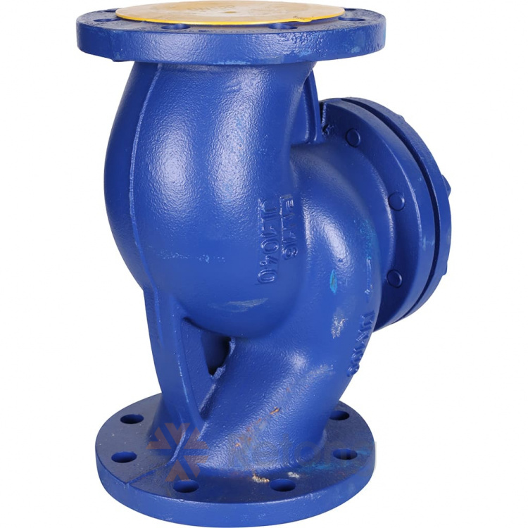 Клапан обратный подъемный Zetkama 287A, чугунный фланцевый, DN100, PN16, корпус-чугун