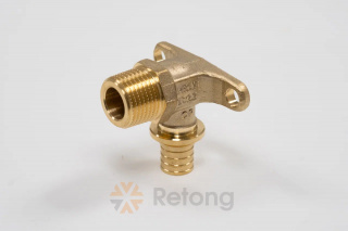 Угольник настенный с наружной резьбой 16-R 1/2 MX