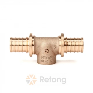 Тройник РЕХАУ с внутр. резьбой на боков. проходе 32-Rp 3/4-32 RX+