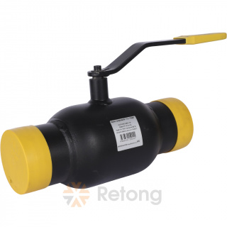 БРОЕН 11с10фт КШТ 60.002.065  кран шар.сталь станд. проход DN 065 PN 16 под приварку с рукояткой [КШТ 60.002.065.А.16]