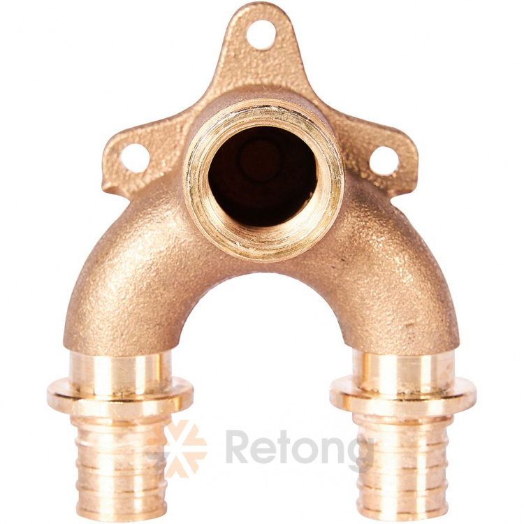 Водорозетка аксиальная проходная Stout, бронза 20 х 1/2&amp;#039; В