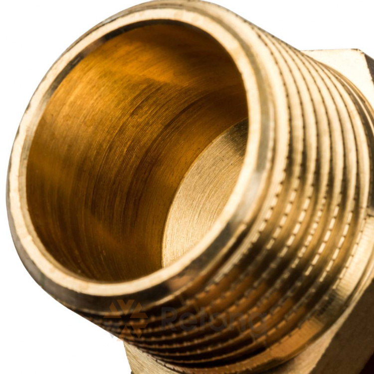 STOUT Переходник с наружной резьбой 25xR 1  для труб из сшитого полиэтилена аксиальный